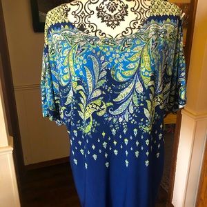 Beautiful Susan Graver top. Dolman sleeves, no snags, stains or signs of wear.